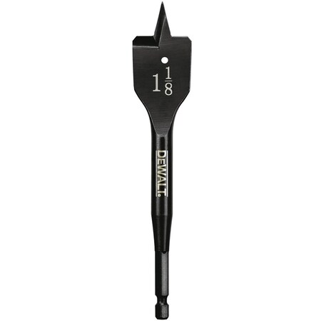 Dewalt DeWalt 1-1/8 in. S X 6 in. L High Speed Steel Spade Drill Bit 1 pc DW1583